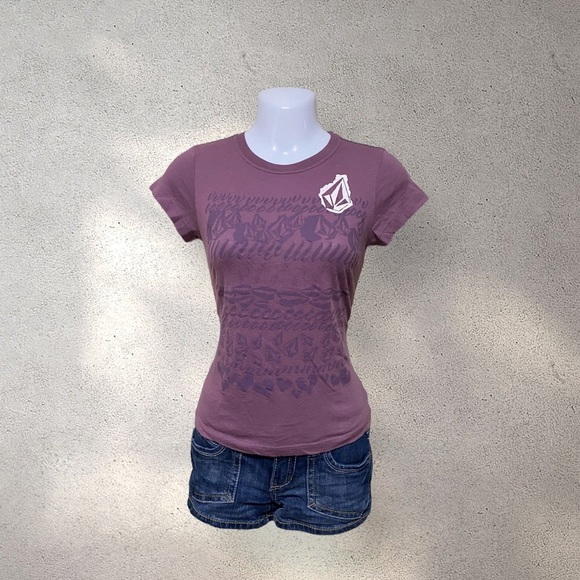 Y2k Volcom Purple Shirt - Picture 1 of 4